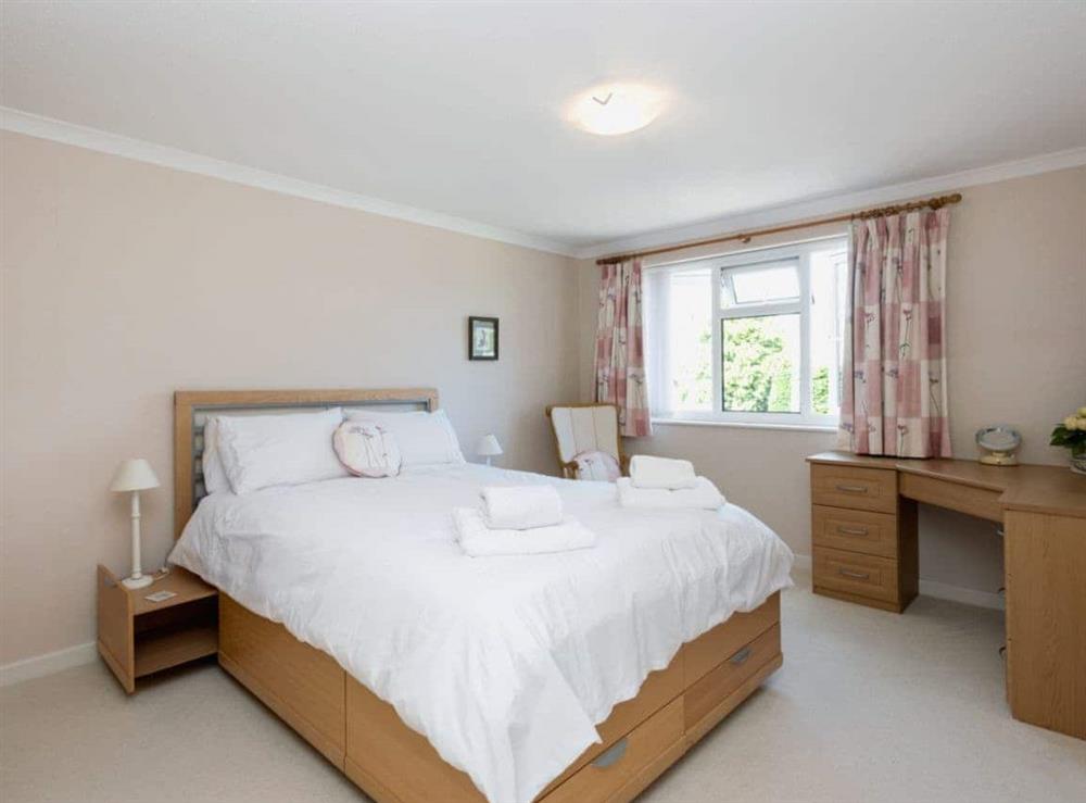 Comfortable double bedroom at Camelot in Weybourne, near Holt, Norfolk., Great Britain