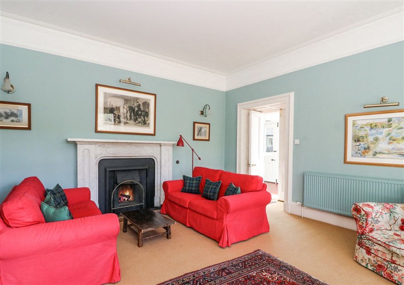 Relax in the living area at Camisky Lodge, Torlundy near Caol