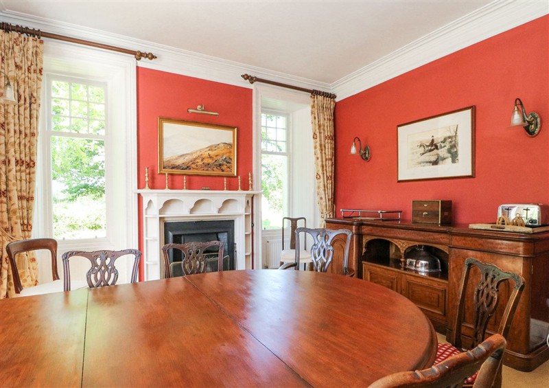 The dining area at Camisky Lodge, Torlundy near Caol