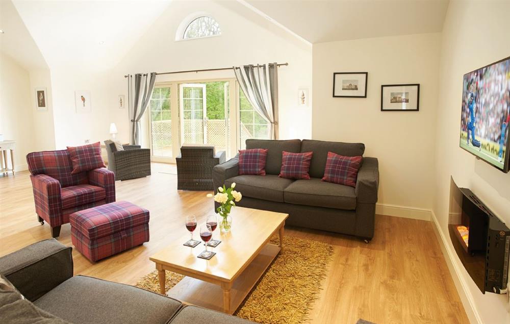Open plan sitting area at Campion Lodge, Wakes Colne