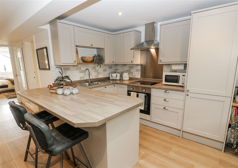 The kitchen at Canal View Apartment, Skipton