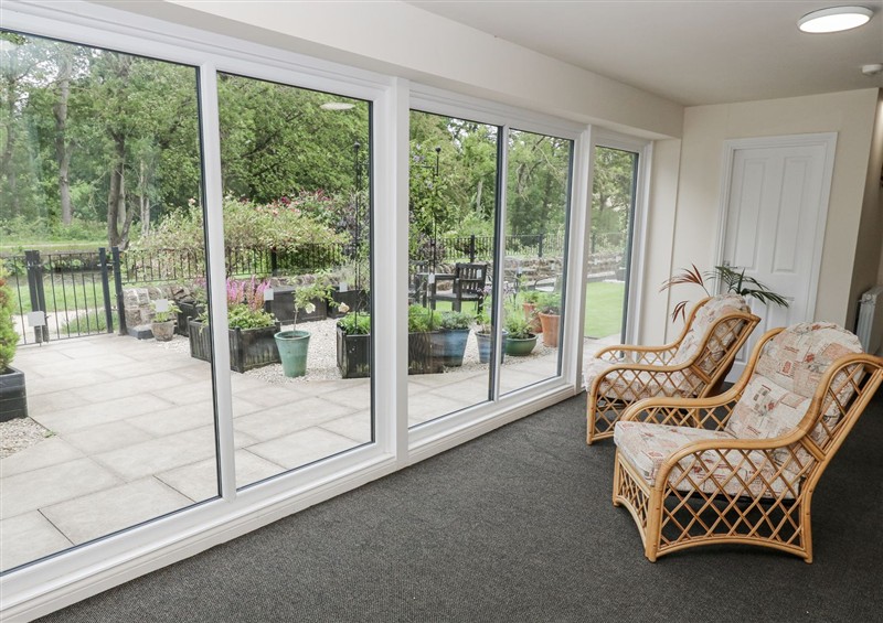 The living room at Canal View Apartment, Skipton