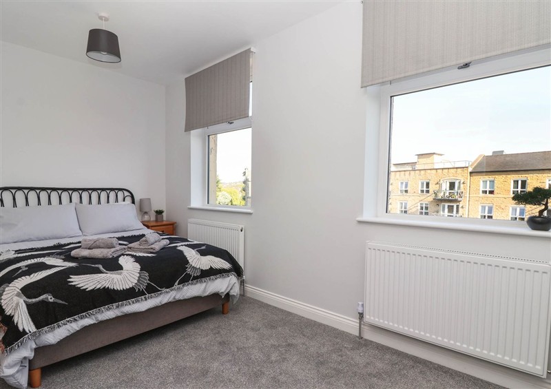 One of the bedrooms at Canal View, Skipton