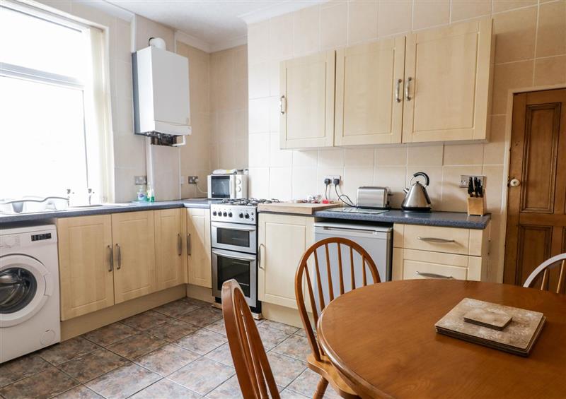 The kitchen at Canal View, Skipton