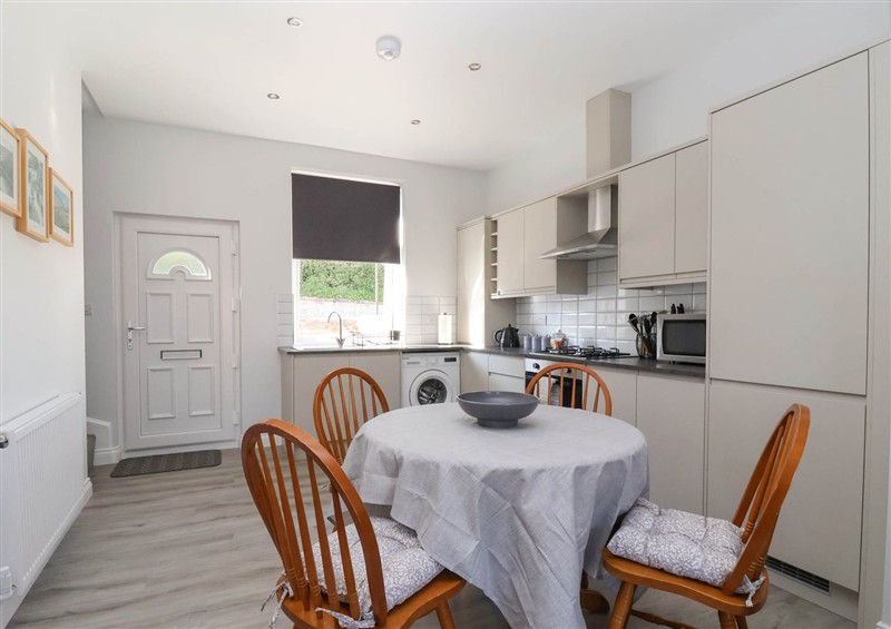 This is the kitchen at Canal View, Skipton