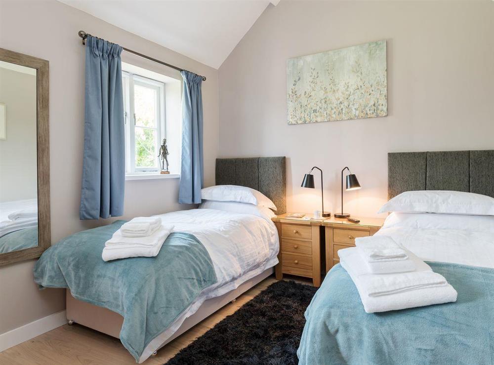 Comfortable twin bedroom at Canal View in Tetchill, near Ellesmere, Shropshire