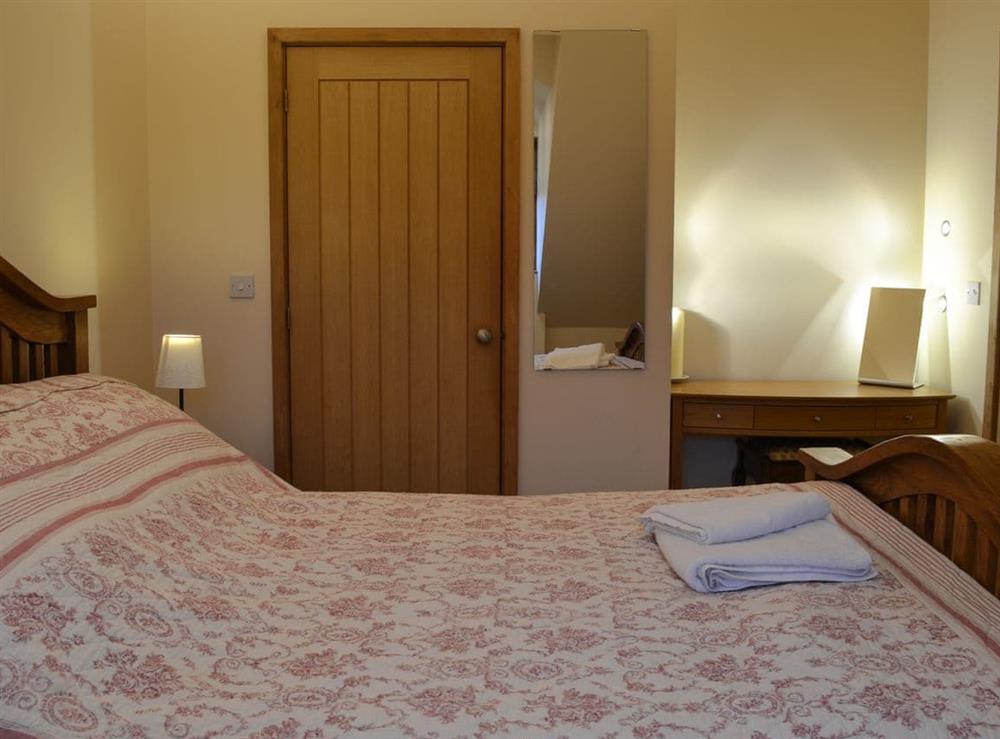 Double bedroom at Candles Cottage in Cubert, near Newquay, Cornwall