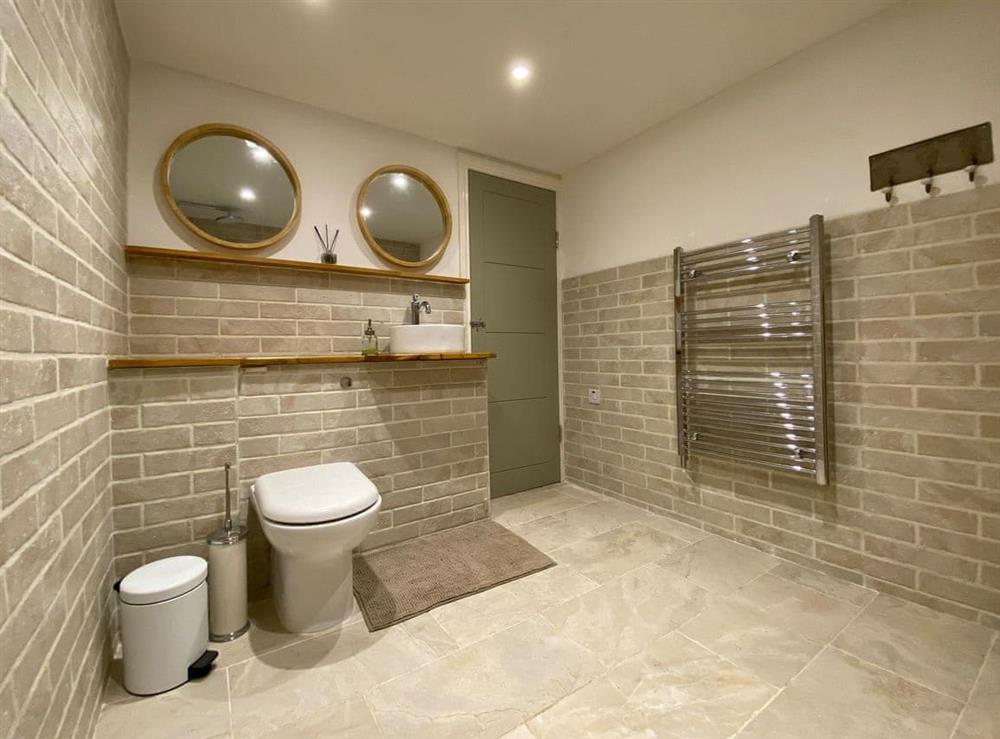 Shower room at Candlewick Cottage in Lower Heyford near Bicester, Oxfordshire
