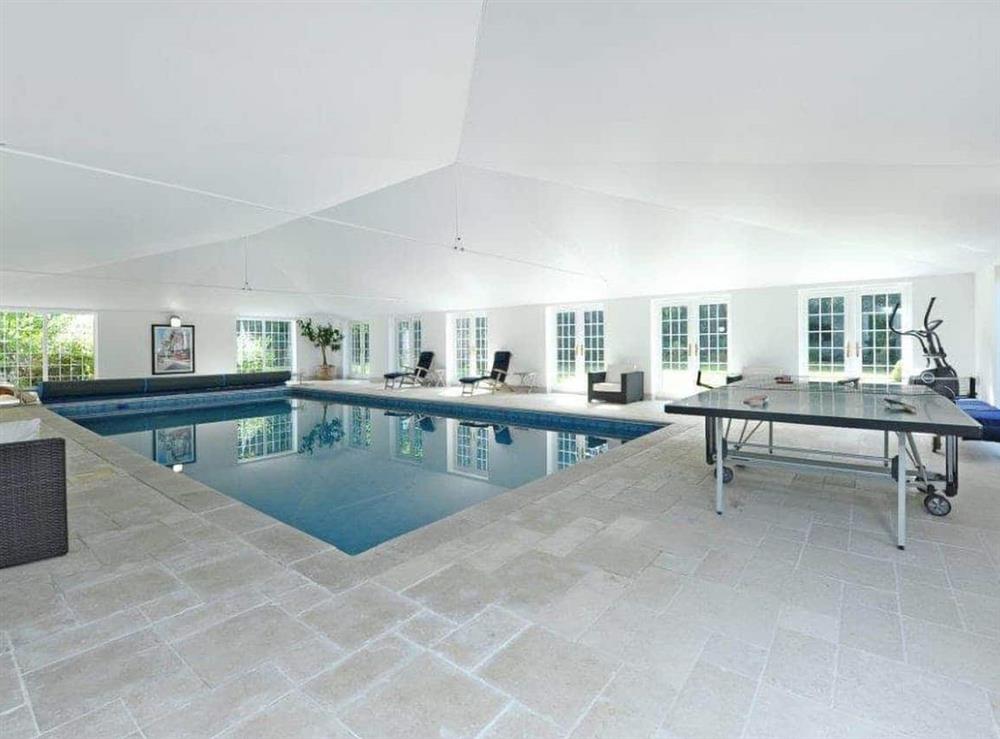 Swimming pool at Canford House in Wimborne, Dorset
