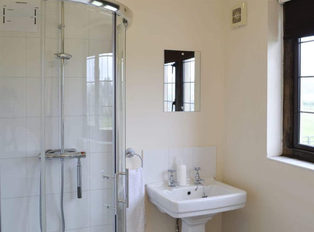 Shower room at Canon Court Farmhouse in Milborne Port, near Sherborne, Dorset