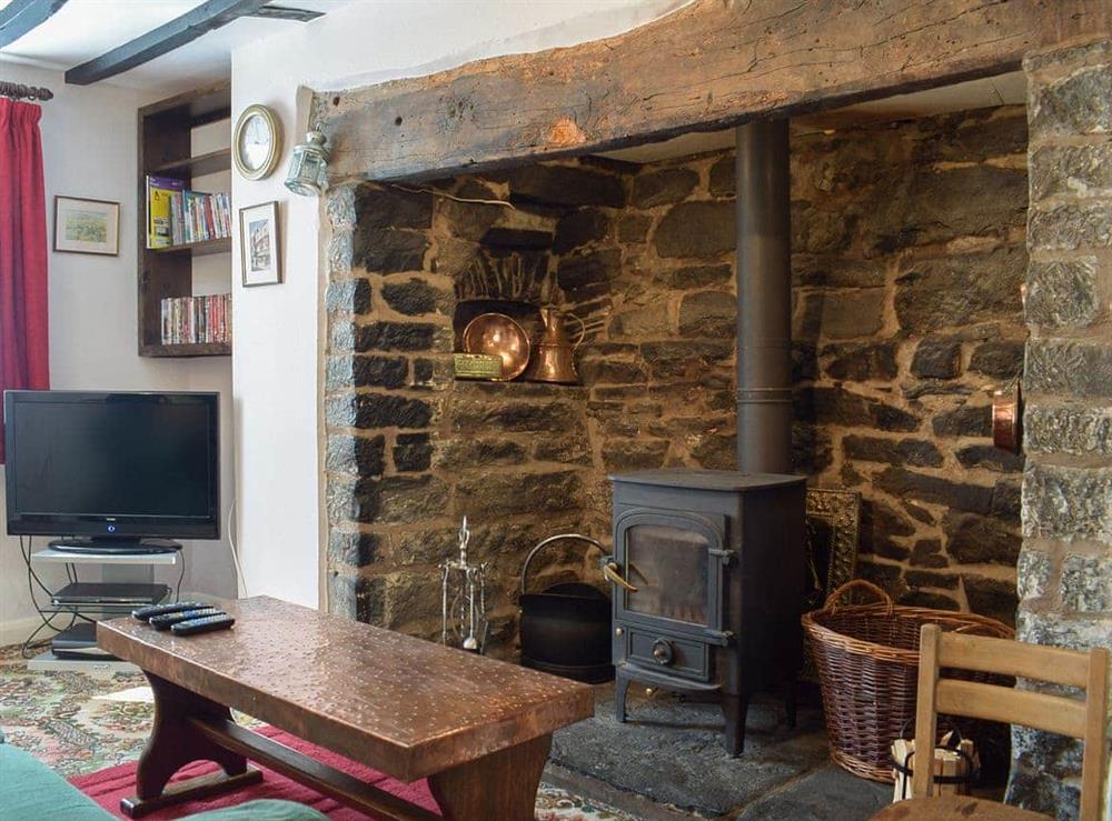 Living room at Canons Cottage in Clun, Shropshire