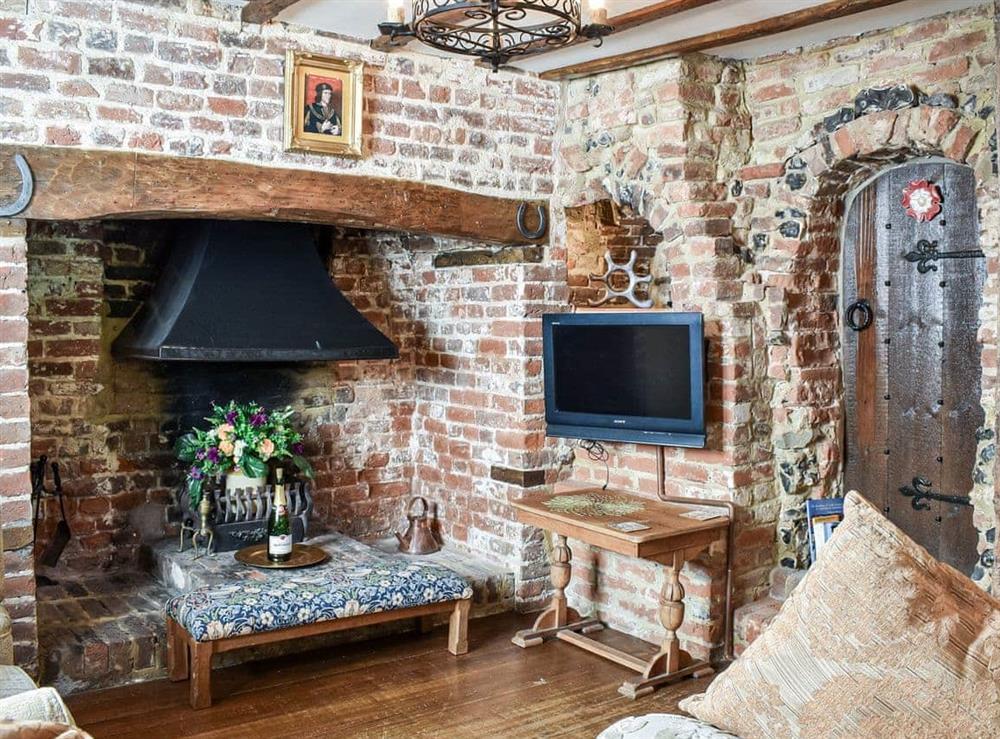 Living room at Canons Hall Cottage in Canterbury, Kent