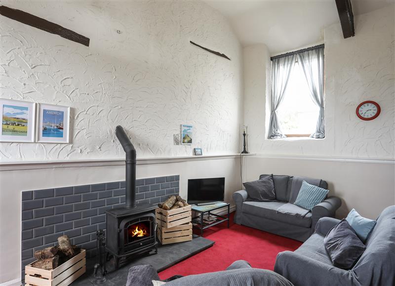 Relax in the living area at Capel Zion, Burwen near Amlwch