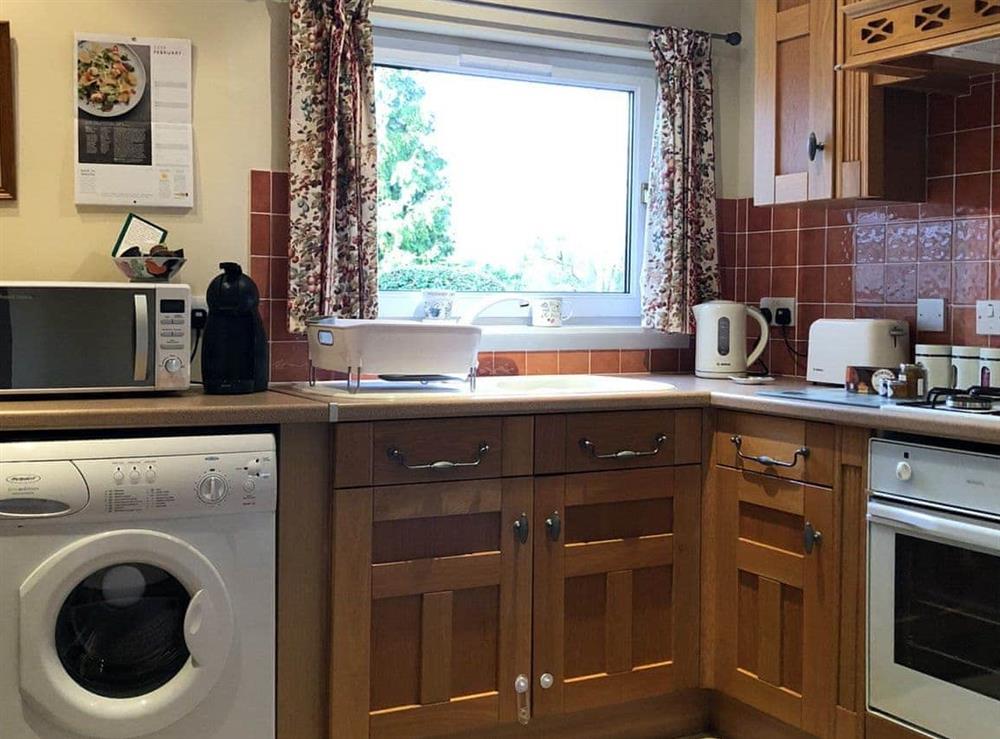 Fully appointed fitted kitchen at Capelrig Cottage in Glasgow, Lanarkshire
