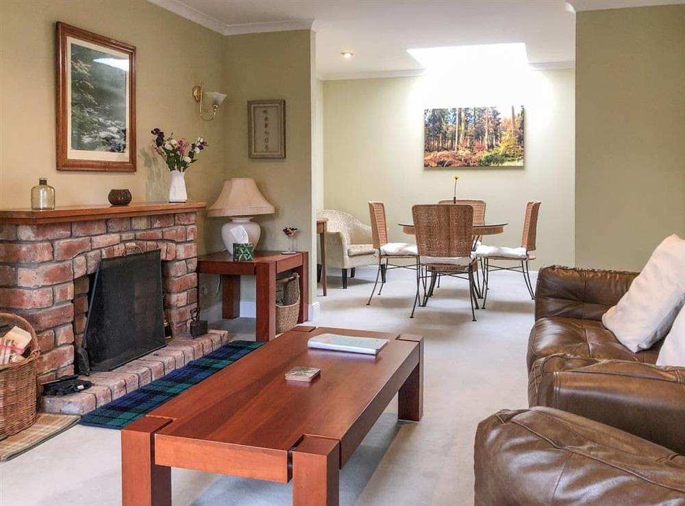 Living area at Capelrig Cottage in Glasgow, Lanarkshire