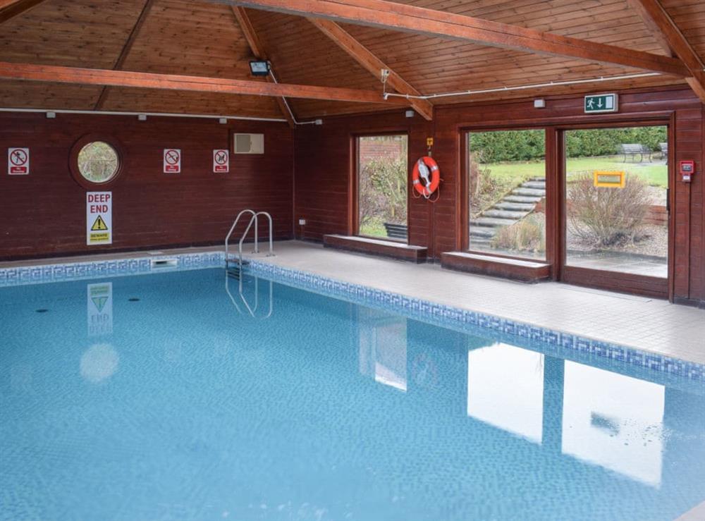 Shared indoor swimming pool at Capstan Cottage in Whitby, Yorkshire, North Yorkshire