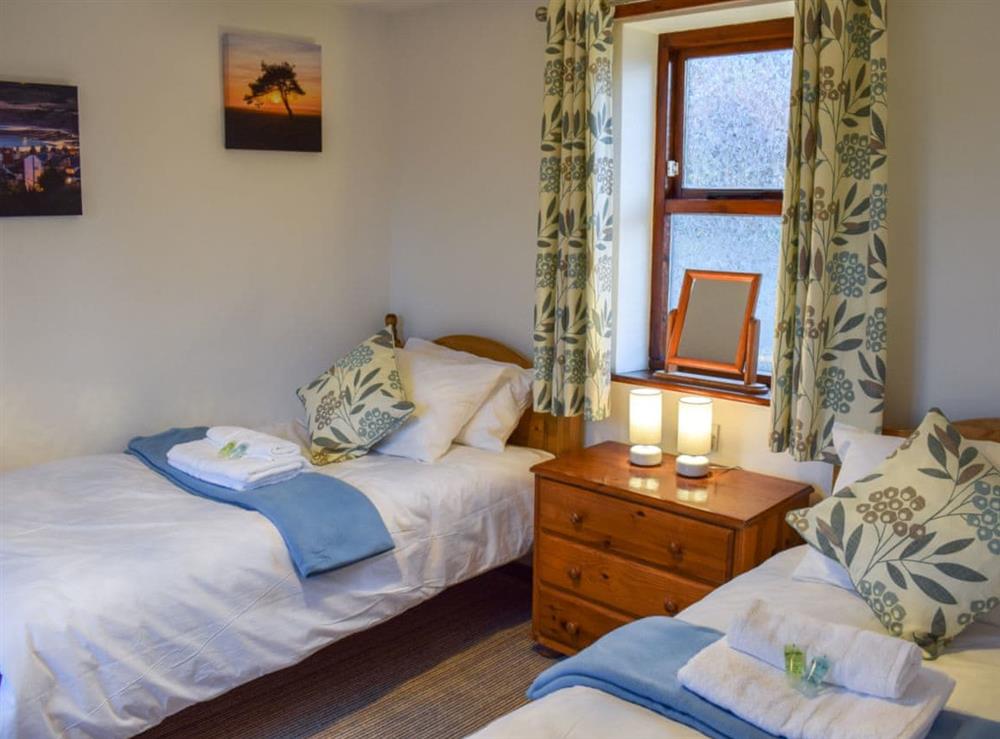 Twin bedroom at Capstan Cottage in Whitby, Yorkshire, North Yorkshire