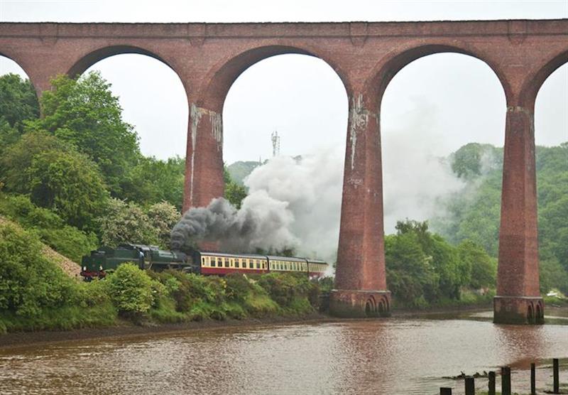The North Yorkshire Moors Steam Railway at Captain Cooks Haven in Larpool, Whitby, Yorkshire