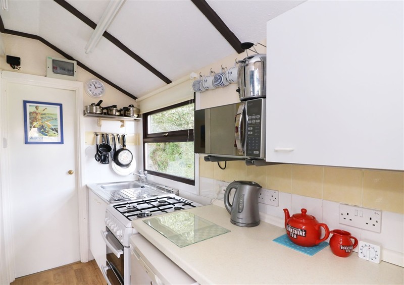Kitchen at Captains Cabin, Clarach Bay near Aberystwyth