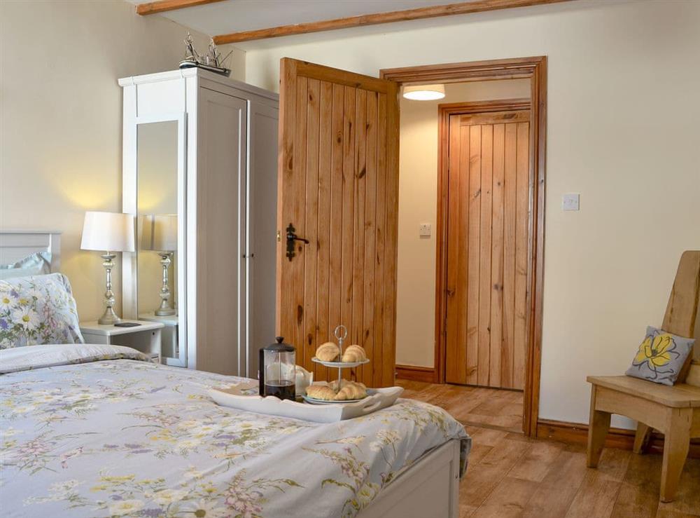 Attractive double bedroom at Captains Cottage in Allonby, near Maryport, Cumbria
