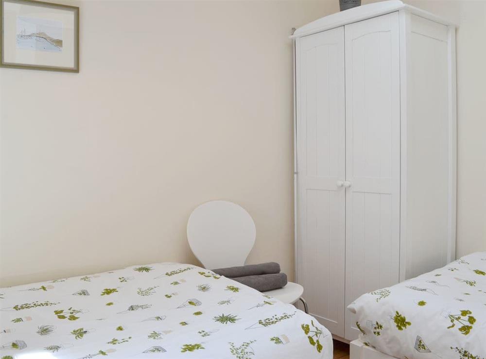 Twin bedroom at Captains Cottage in Allonby, near Maryport, Cumbria