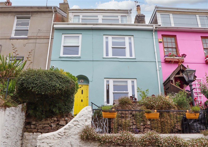 The setting at Captains Cottage, Brixham