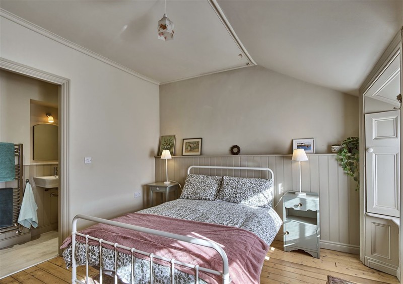 One of the 3 bedrooms at Captains Cottage, Donaghadee