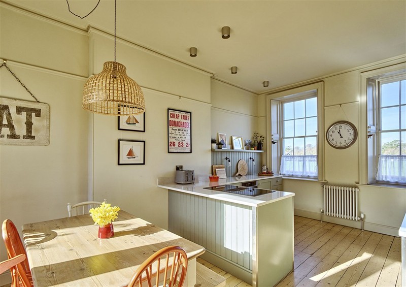 The dining area at Captains Cottage, Donaghadee
