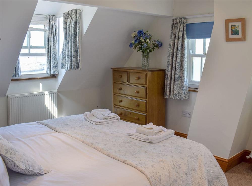 Light and airy double bedroom at Captains Cottage in Whitby, North Yorkshire