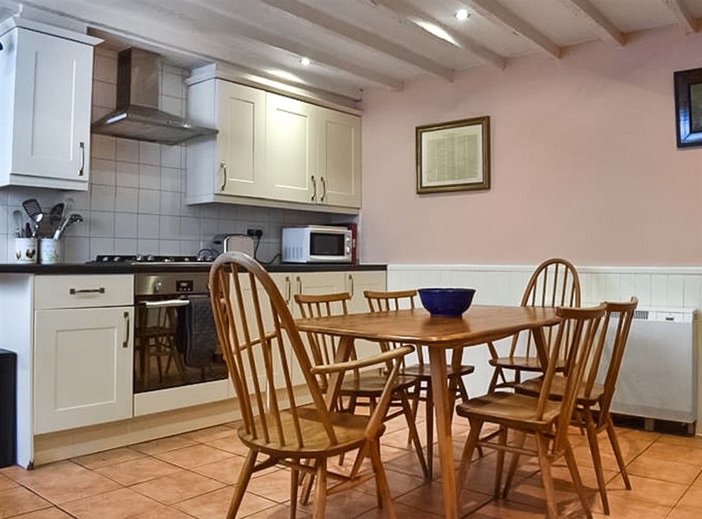 Kitchen/diner at Captains Hideaway in Whitby, North Yorkshire