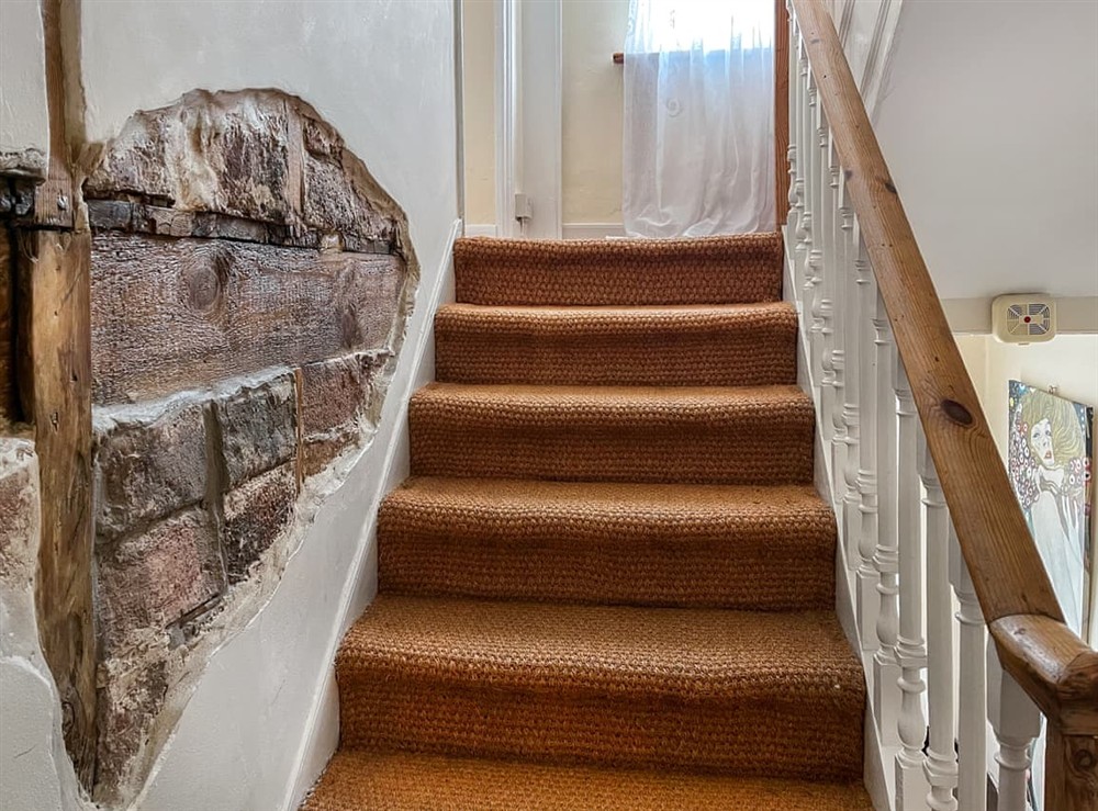 Stairs at Captains Hideaway in Whitby, North Yorkshire