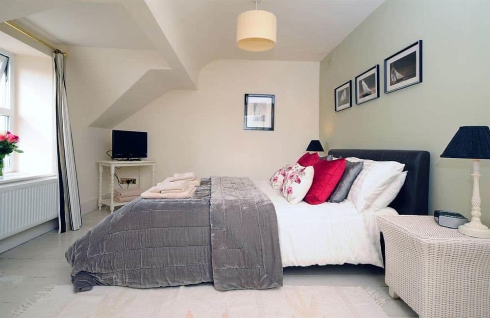 Bedroom at Captains House in Morfa Nefyn, Llyn Peninsula, Gwynedd