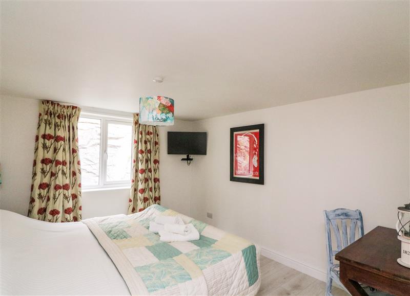 One of the 4 bedrooms at Captains Lodge, Weeke Hill near Dartmouth