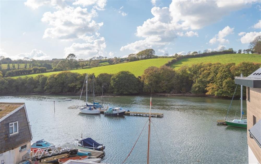 Enjoy this stunning view from the comfort of the sofa! at Captain's Lookout in Kingsbridge