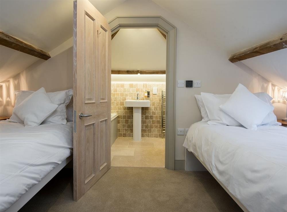 Twin bedroom at Caradon House in East Rudham, near Fakenham, Norfolk