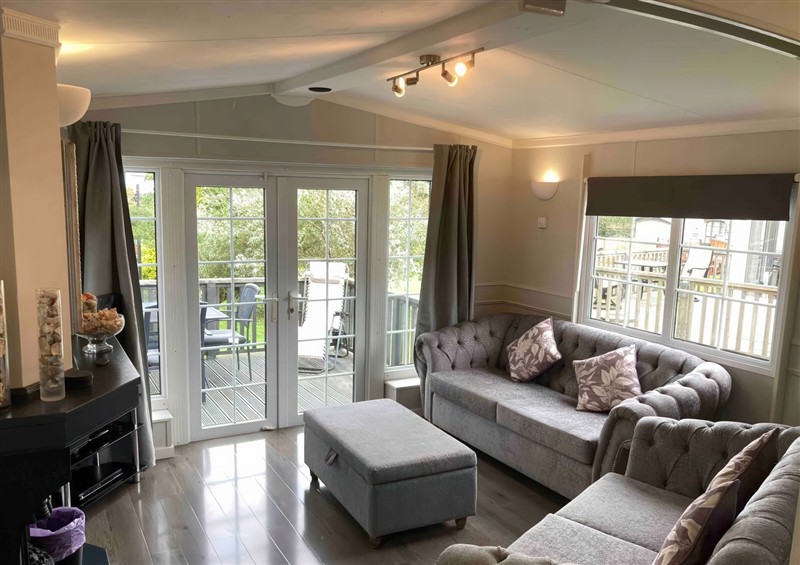 This is the living room at Caravaggio, Dinas Cross