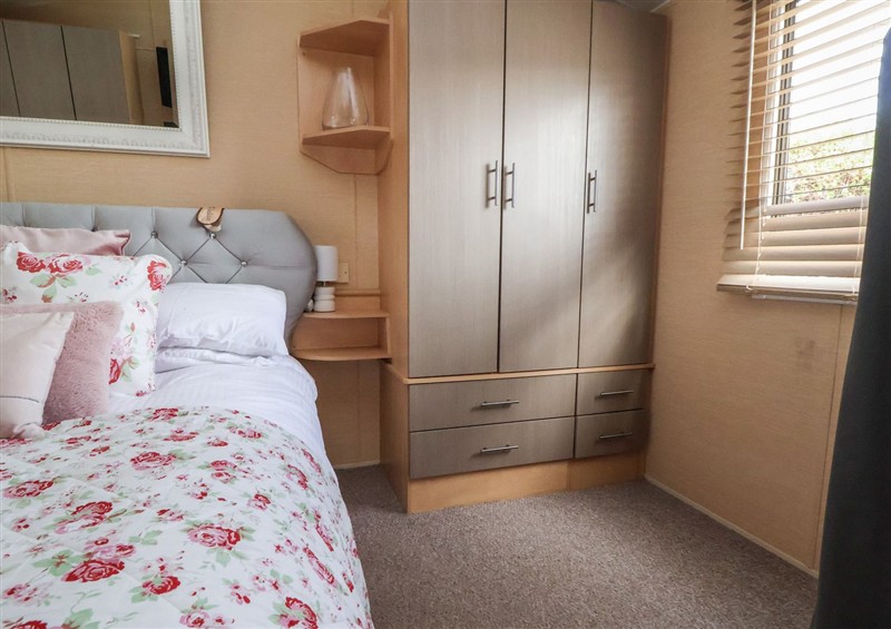 One of the 2 bedrooms at Caravan 596, Prestatyn