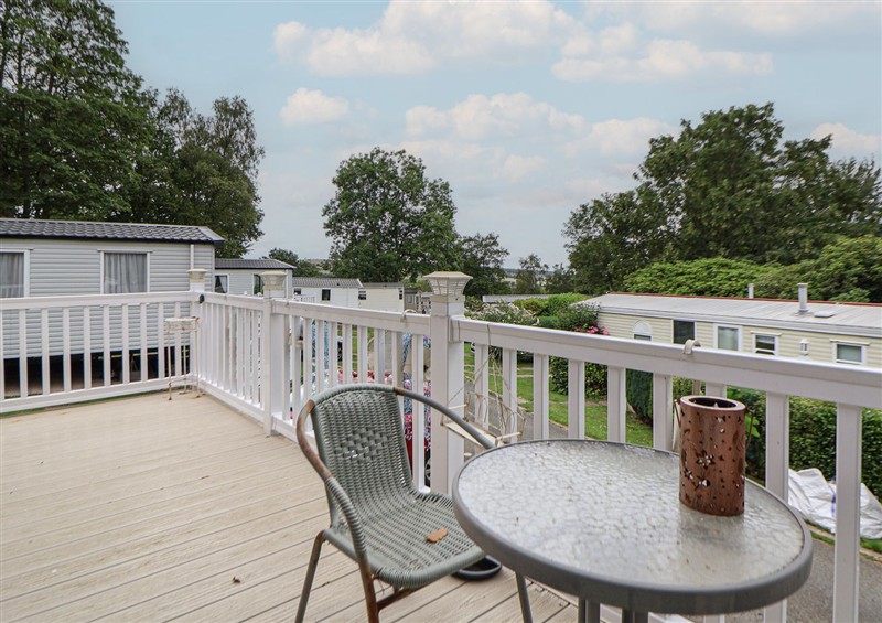 The patio in Caravan 96 at Caravan 96, Llanfwrog