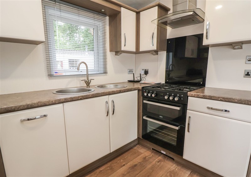 This is the kitchen (photo 3) at Caravan 96, Llanfwrog