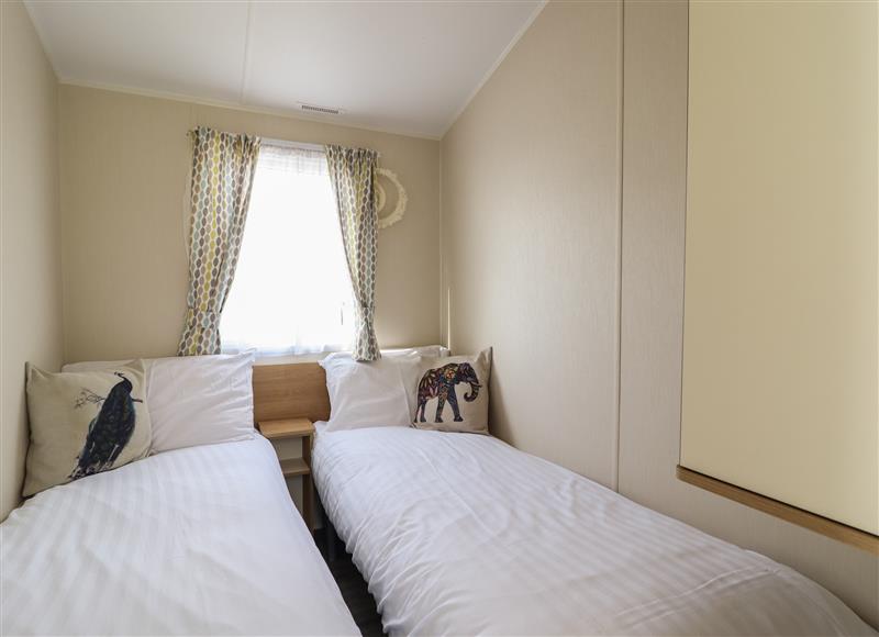 One of the 2 bedrooms at Caravan B20, Llanaber near Barmouth