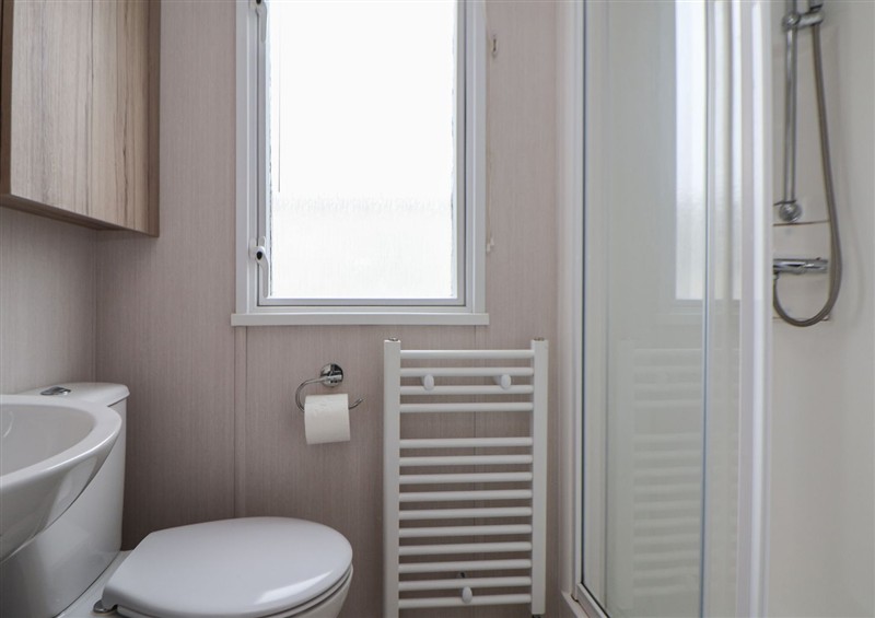 Bathroom at Caravan B8, Towyn