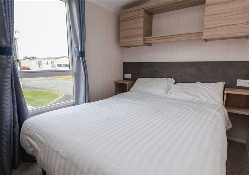 One of the bedrooms at Caravan B8, Towyn
