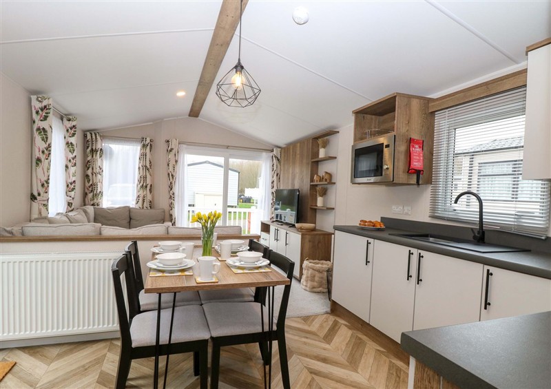 Kitchen at Caravan, Hopton-On-Sea