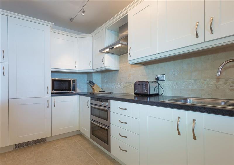 This is the kitchen at Carbis Bay View, Carbis Bay