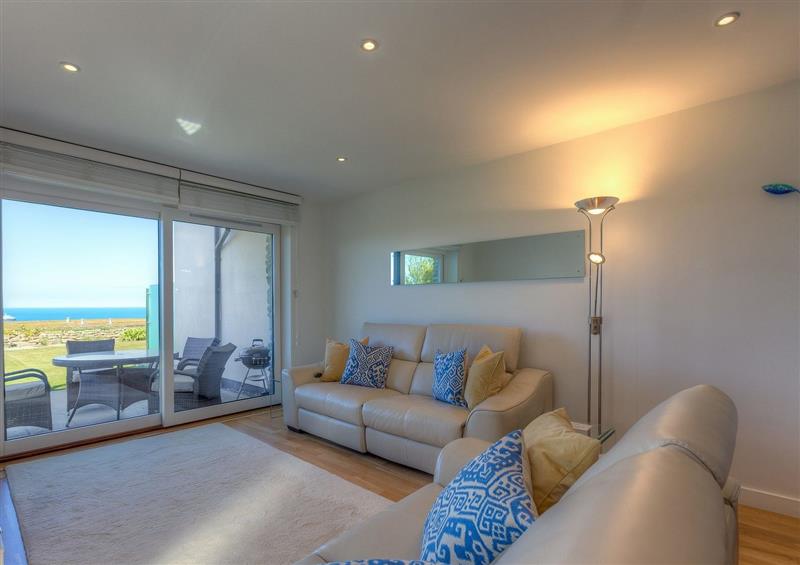 The living room at Carbis Sands, Carbis Bay