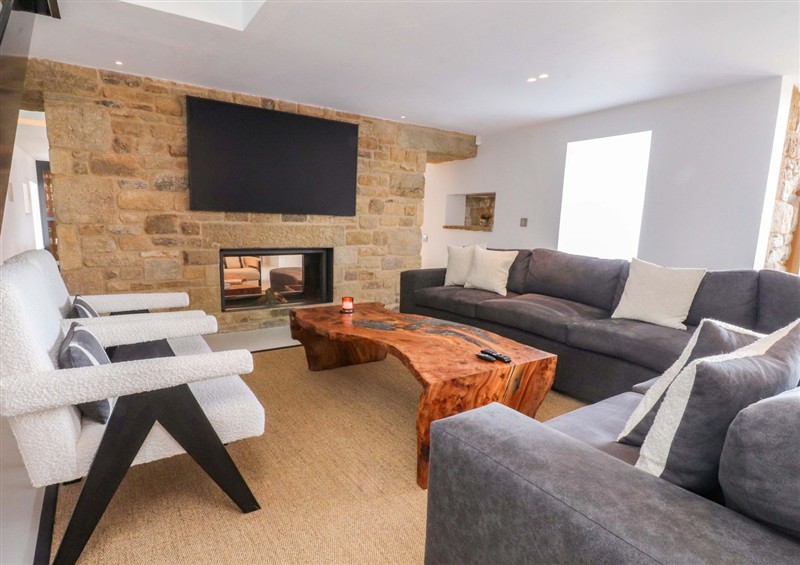The living room at Carden Laithe Barn, Cracoe
