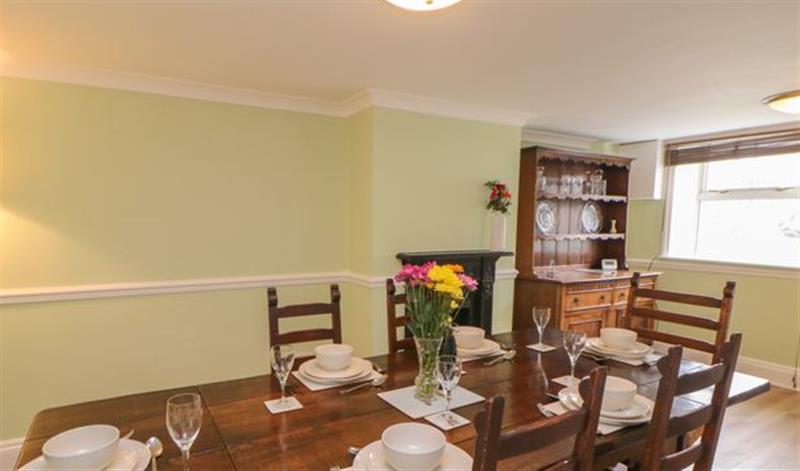 The dining area at Carder Cottage, Longnor
