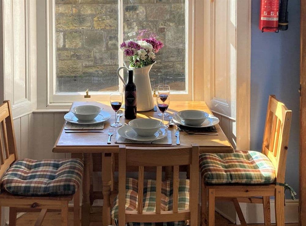 Dining Area at Cardy Cottage in Lower Largo, Fife., Great Britain