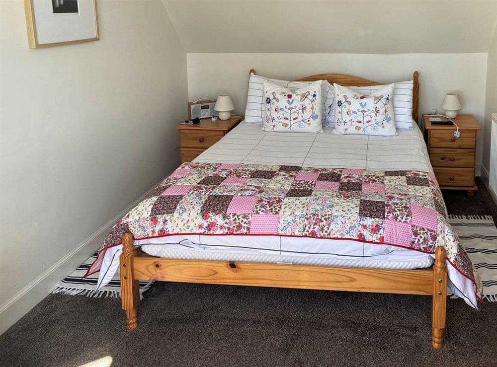 Double bedroom at Cardy Cottage in Lower Largo, Fife., Great Britain