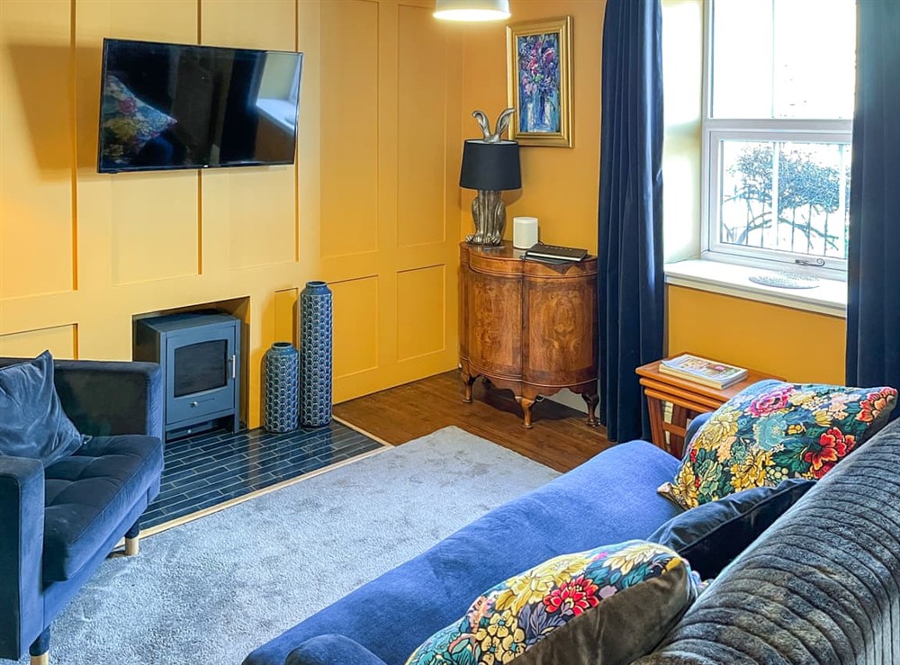 Living area at Caretakers Cottage in Melsonby, near Richmond, North Yorkshire